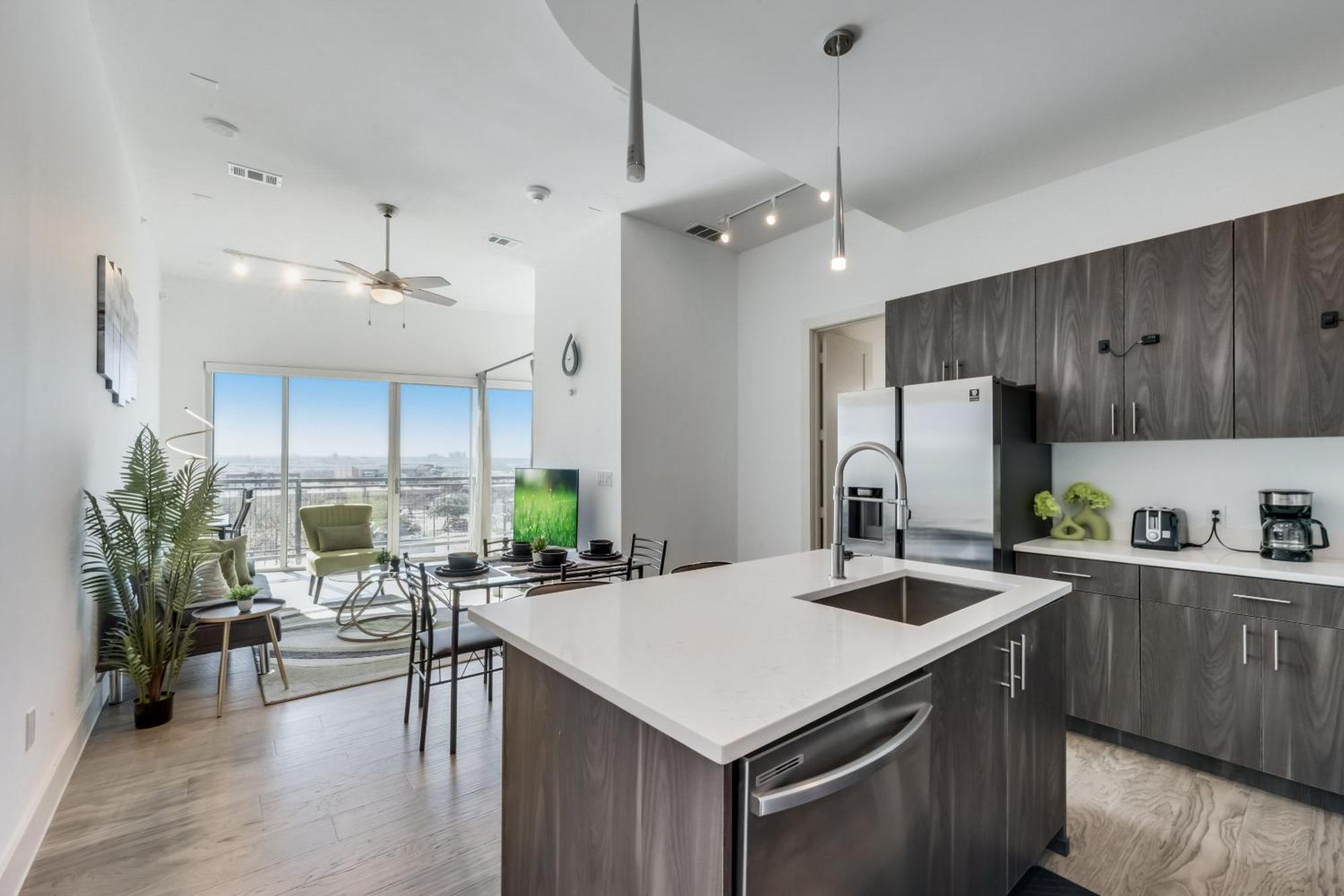 Snazzy Loft Style 2Br I Gym I Parking I Workspace Dallas Exteriér fotografie